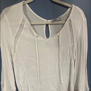 White Peasant Top